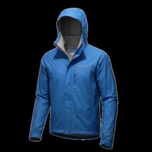 Columbia Mens Rain Jacket Med Blue